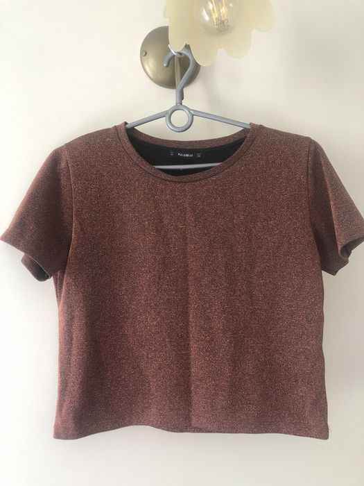 Brokatowa koszulka Pull&Bear