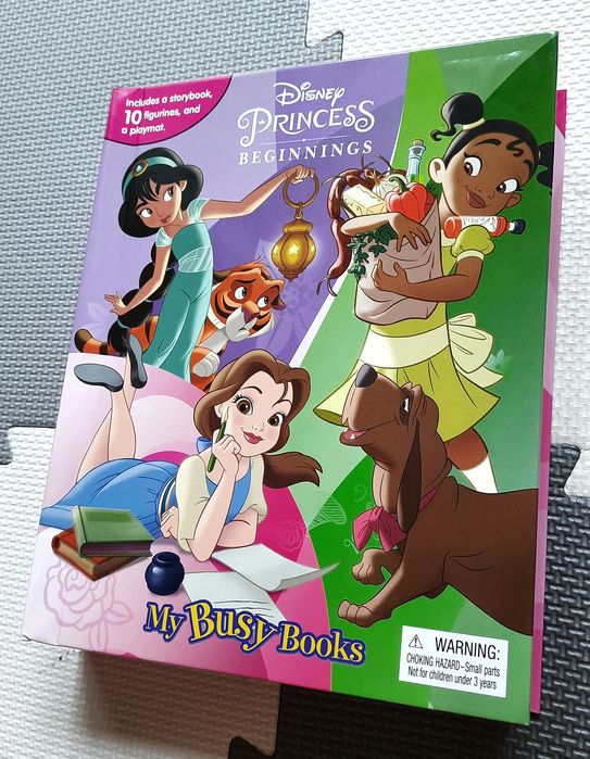 Disney Princess Beginnings My Busy Books książka z figurkami angielski