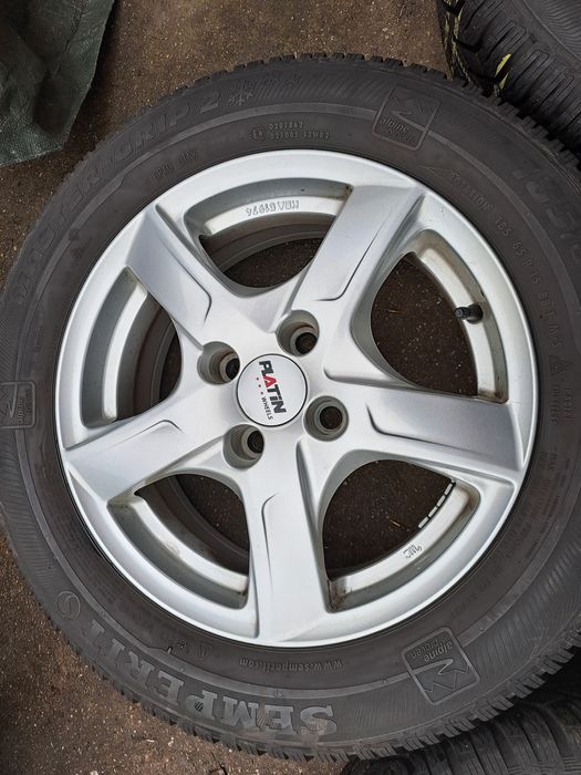 4szt Felgi Aluminiowe Platin 4x100 15cali Plus Opony Zima