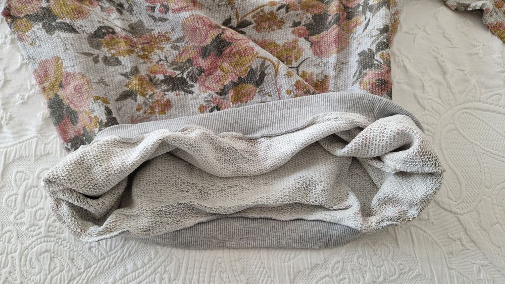 Camisola estampada flores, Zara, tamanho M