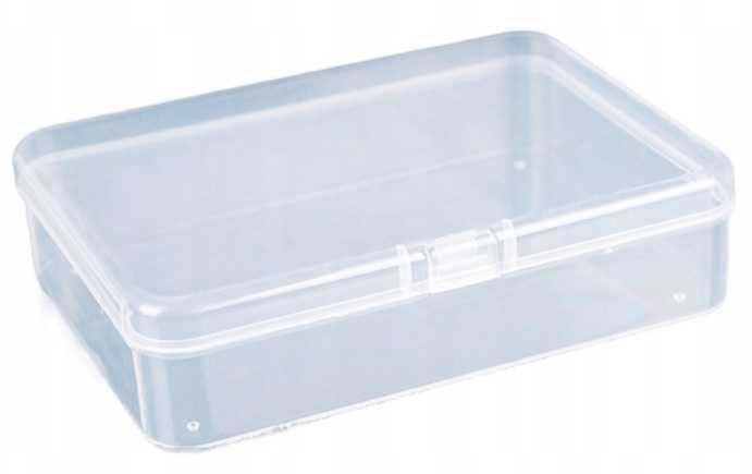 ORGANIZER plastikowy zamykany 115x83x30 mm na śrubki wkręty drobiazgi