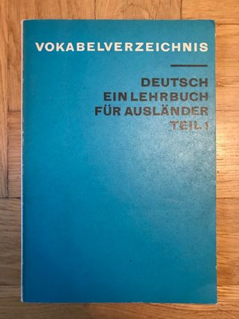 Vokabelverzeichnis Deutsch ein lehrbuch für ausländer teil 1