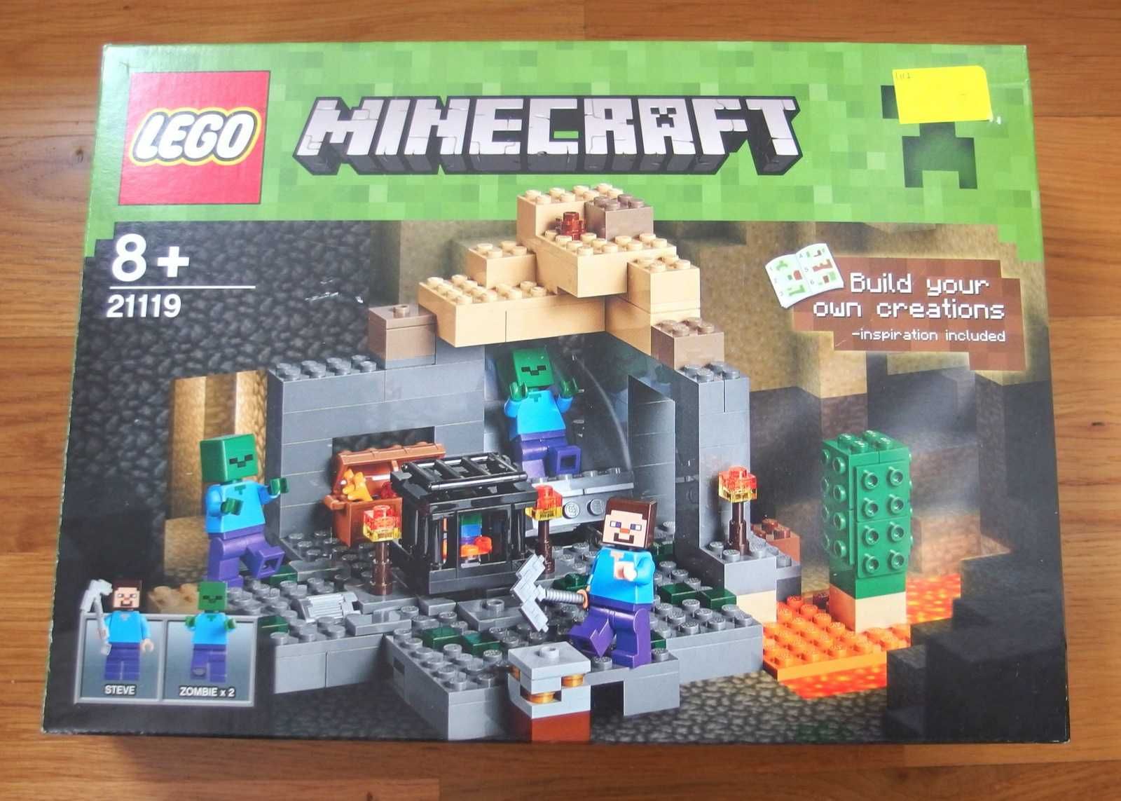 Klocki LEGO Minecraft 21119 - Loch, oryginalny zestaw.