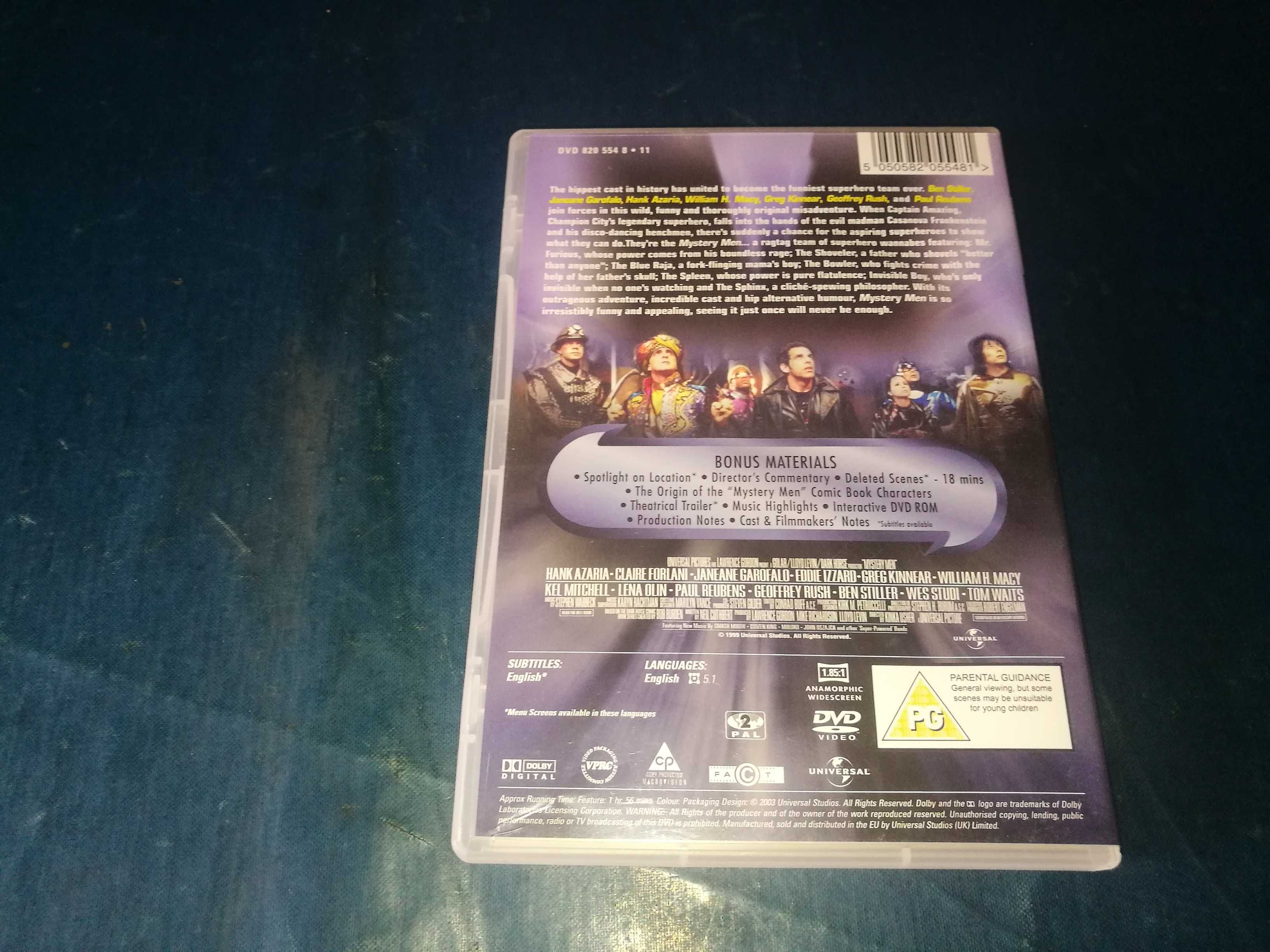 Mistery Men	DVD Legendagem Inglês