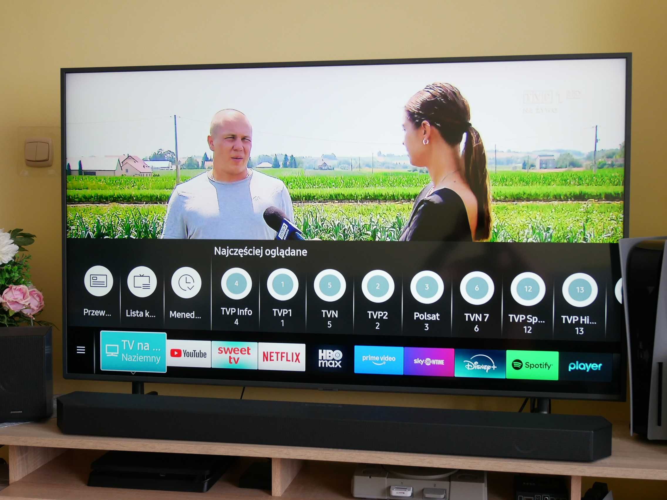 Telewizor LCD Smart TV Samsung 55 cali 120Hz - Netflix, HBO, Disney