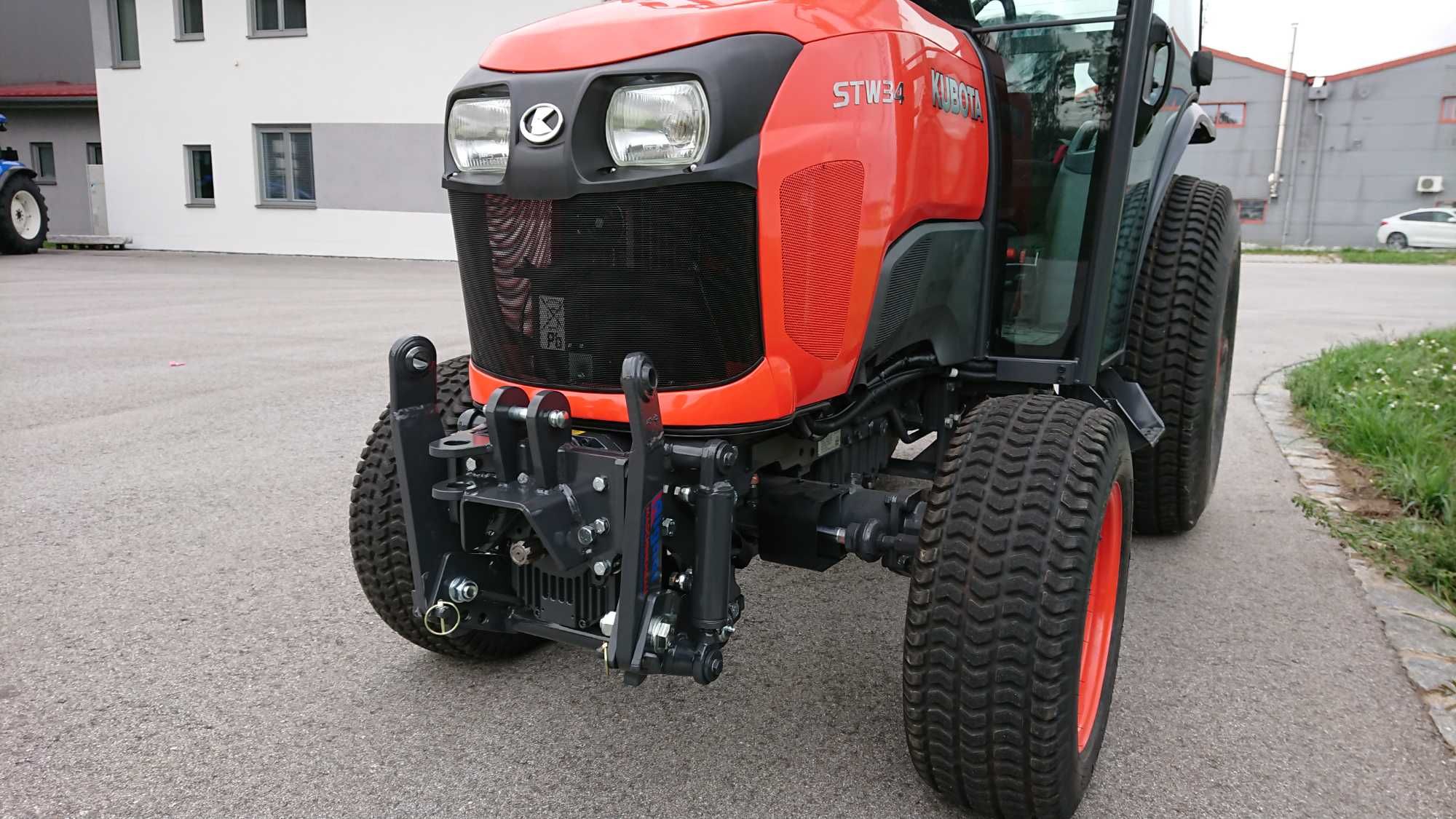 Przedni TUZ / podnośnik Kubota EK1 - 261/ Farmtrac/ Aigner / Wałek WOM