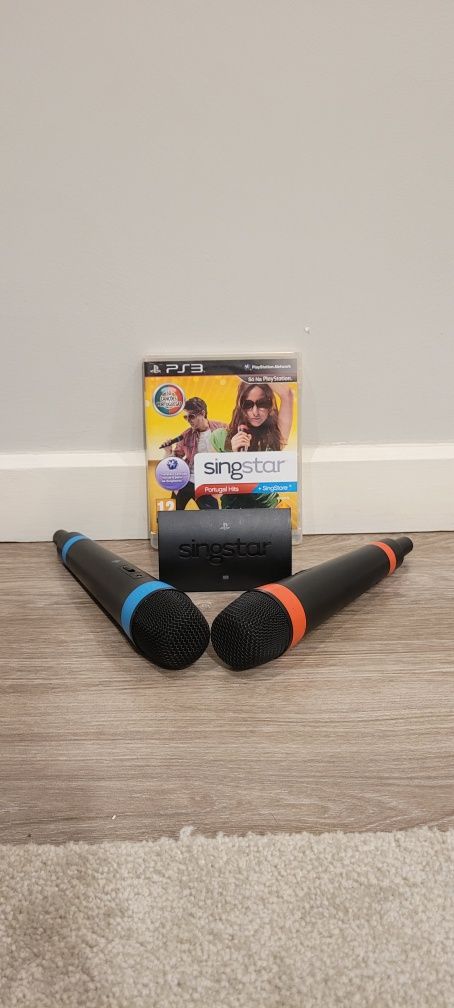 Jogo SingStar com todos os acessórios