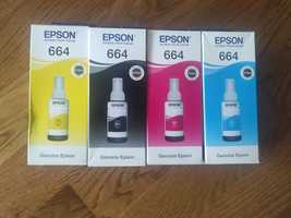 Zestaw 4x Epson 664 CMYK T6641 T6642 T6643 T6644