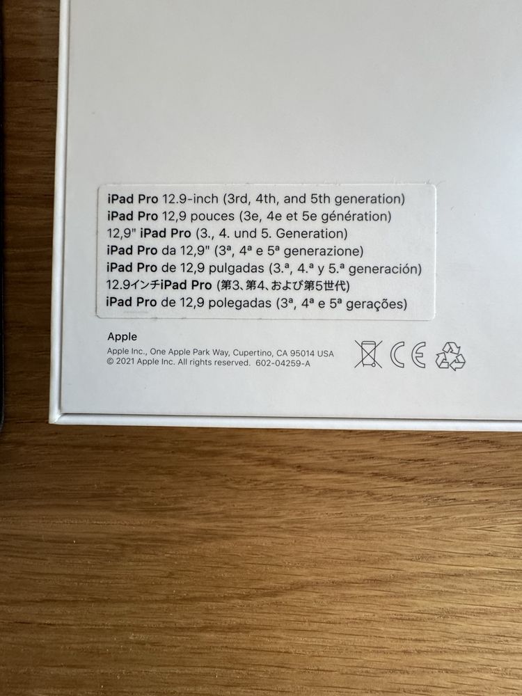 Vendo Apple iPad Pro 12.9 Magic Keyboard (3rd, 4th and 5th Gen)