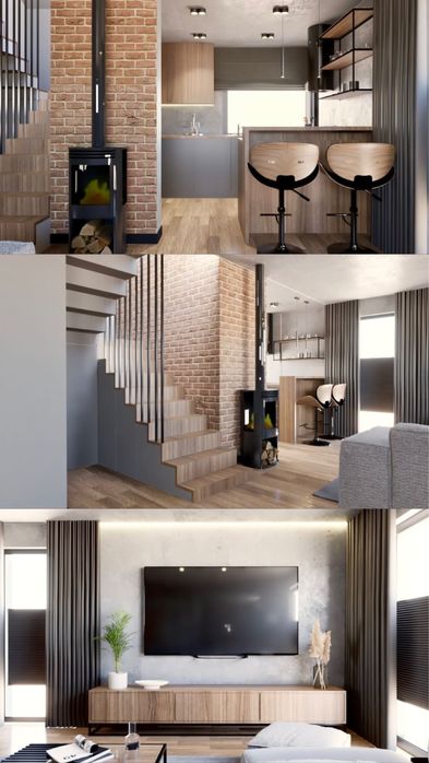 Projektowanie wnętrz/ Aranżacja wnętrz / Projektant / Wizualizacje 3D