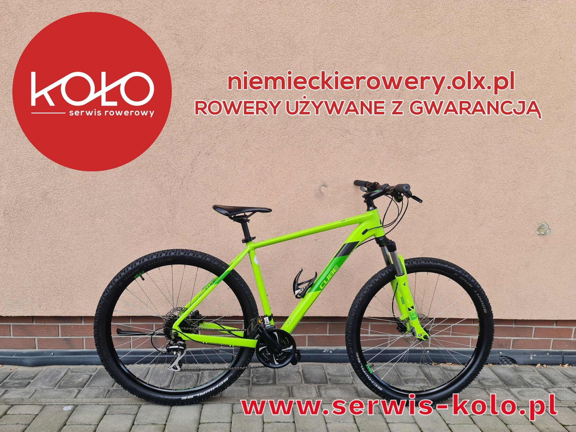 Rower górski MTB CUBE koła 29 SHIMANO ACER aluminium rabat polecam
