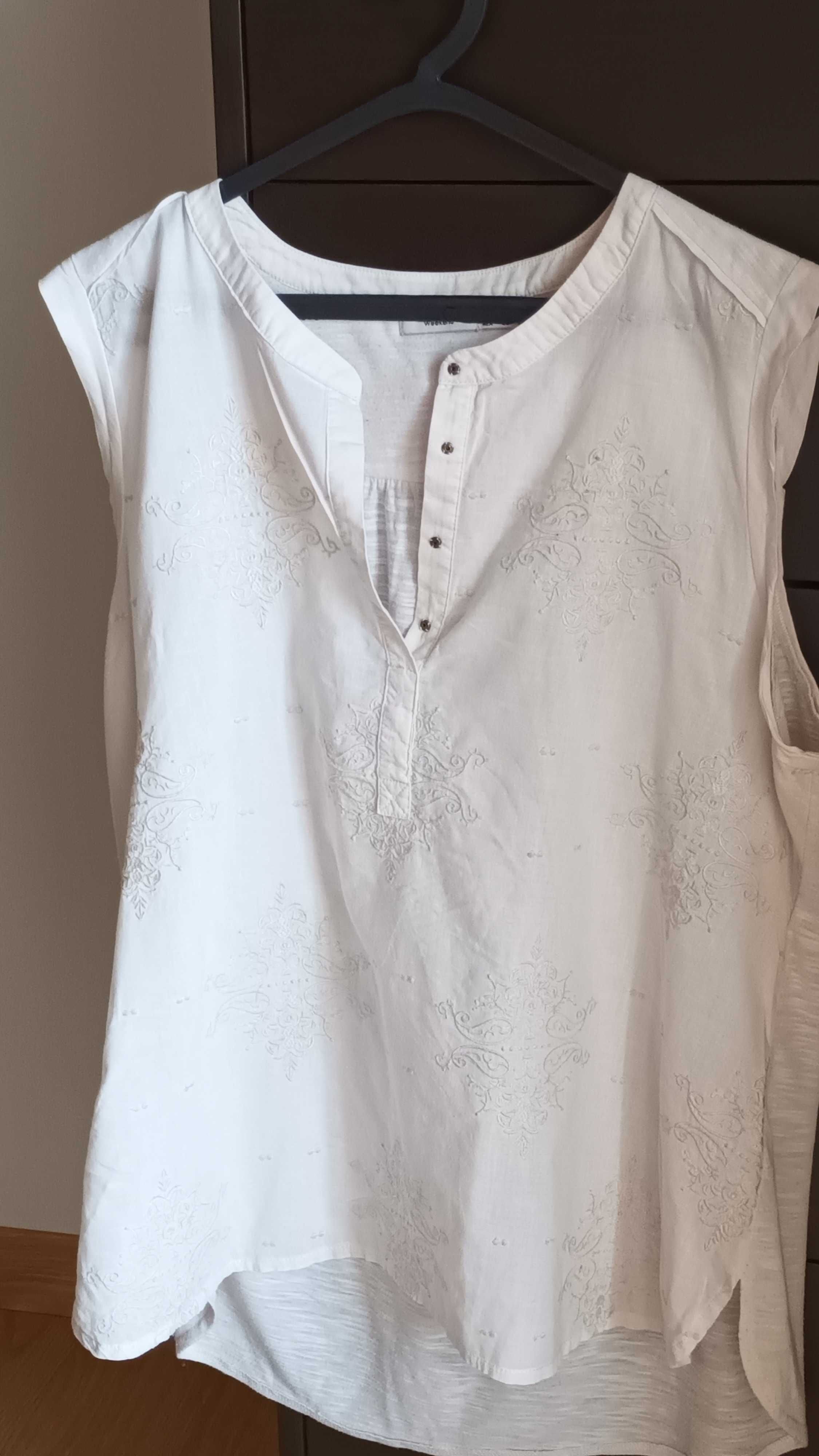 Blusa/túnica  bege da Cortefiel