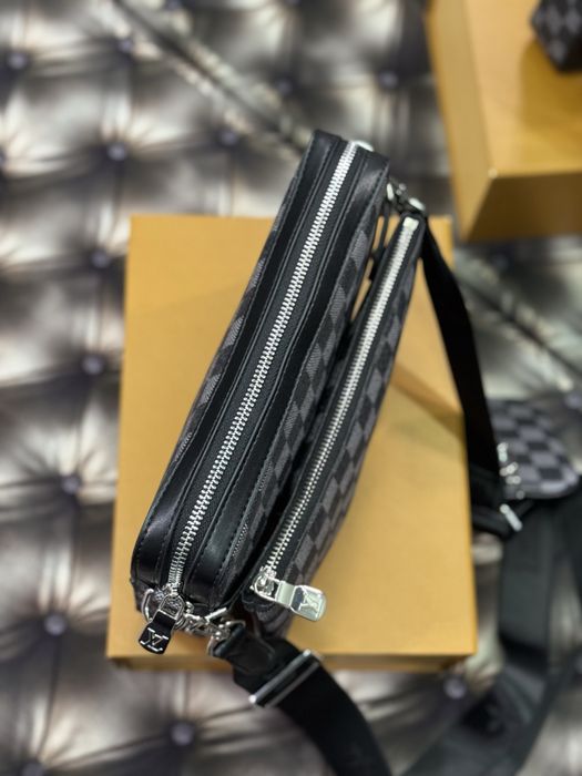 Мужская чоловіча сумка барсетка Louis Vuitton 3 in 1