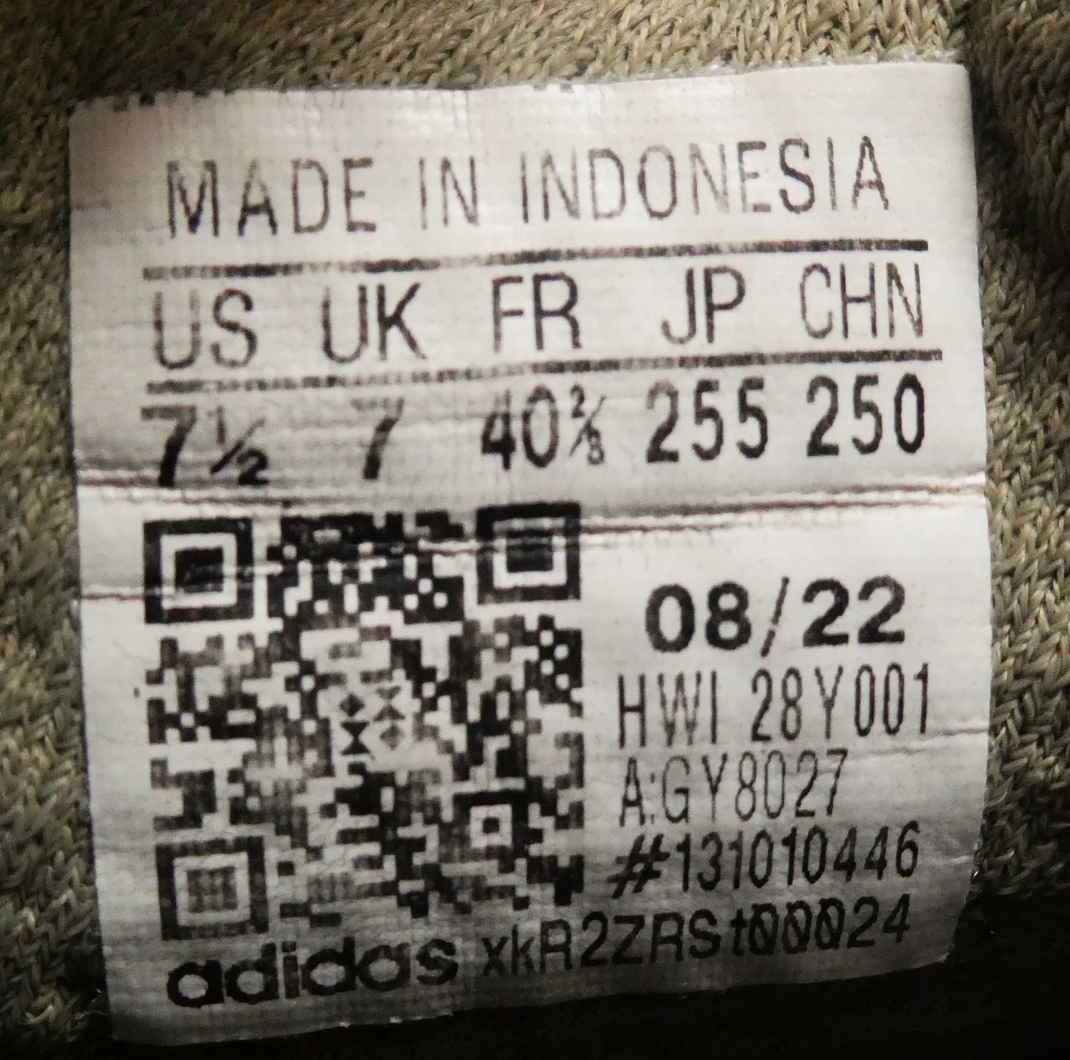Buty męskie ADIDAS Cloudfoam KAPTIR 2.0 sneakers 40 2/3 wkł 25 cm