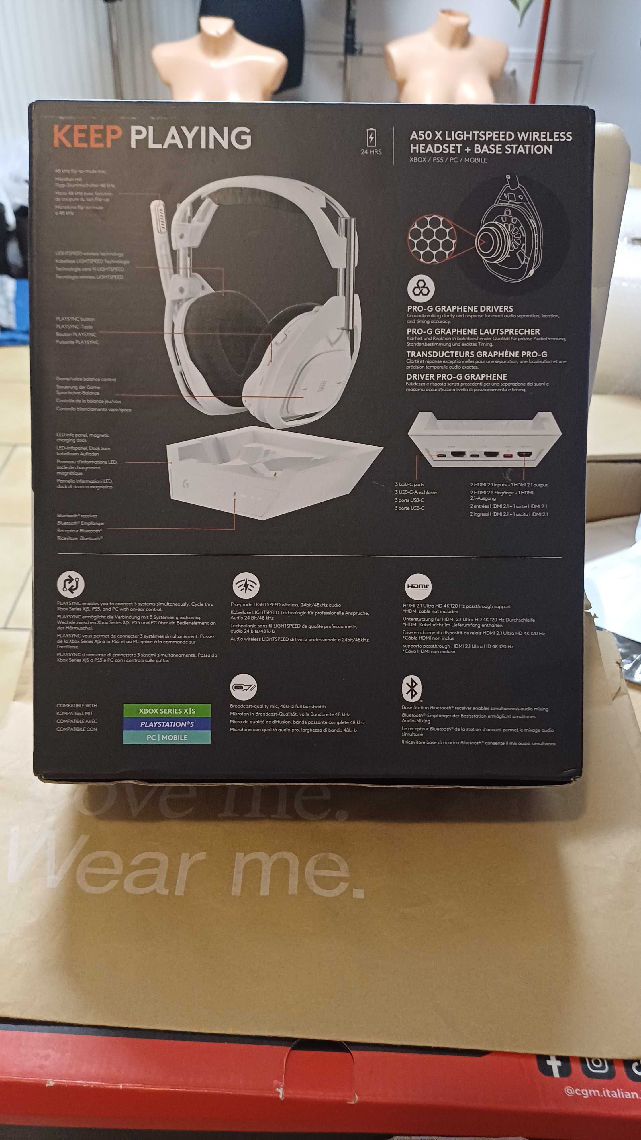 Słuchawki Logitech Astro A50 X Biały.