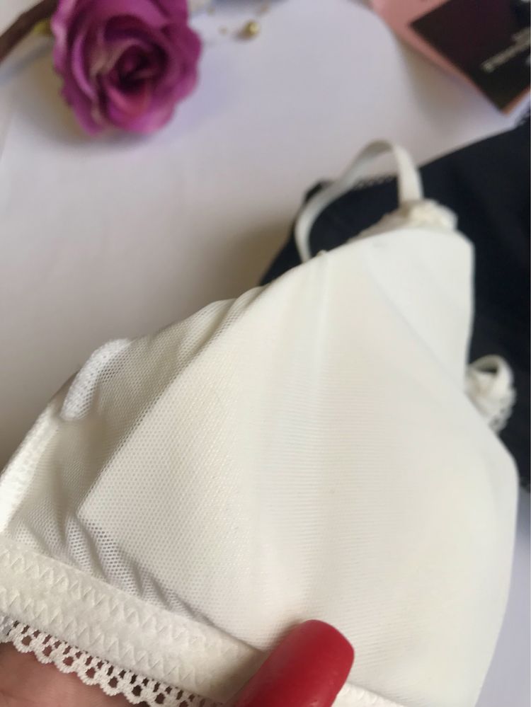 Бра H&M. Біле/Чорне. 2 шт. Англія. Котон. 75А/В. Нові