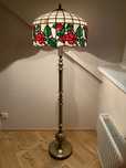 Lampa witrazowa stojąca