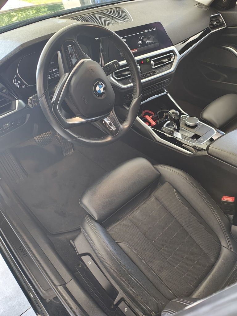 BMW 3 G21 G20, salon PL, Harman Kardon, 2,0 benzyna, cesja, GRATISY