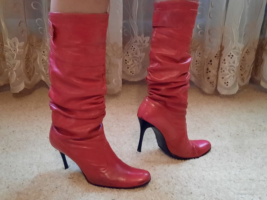 Сапожки, 38, кожа натур, осень.