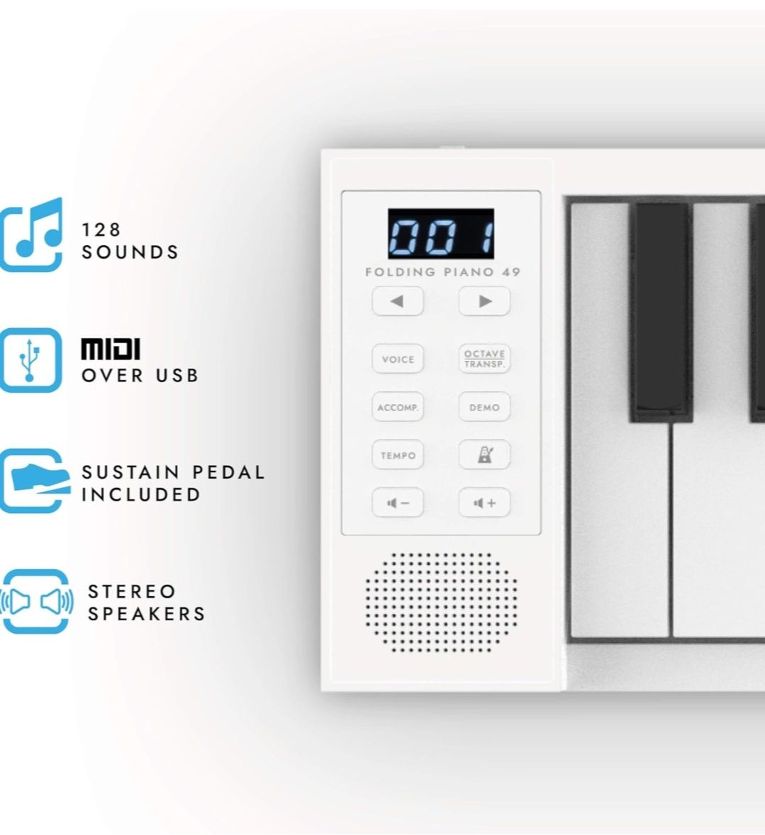 NOVO - Piano digital - envio com Correio Registado! **