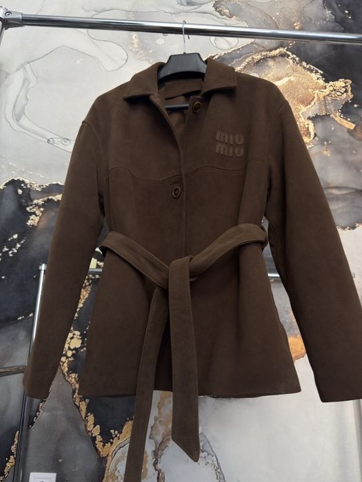 Піджак куртка замш міу