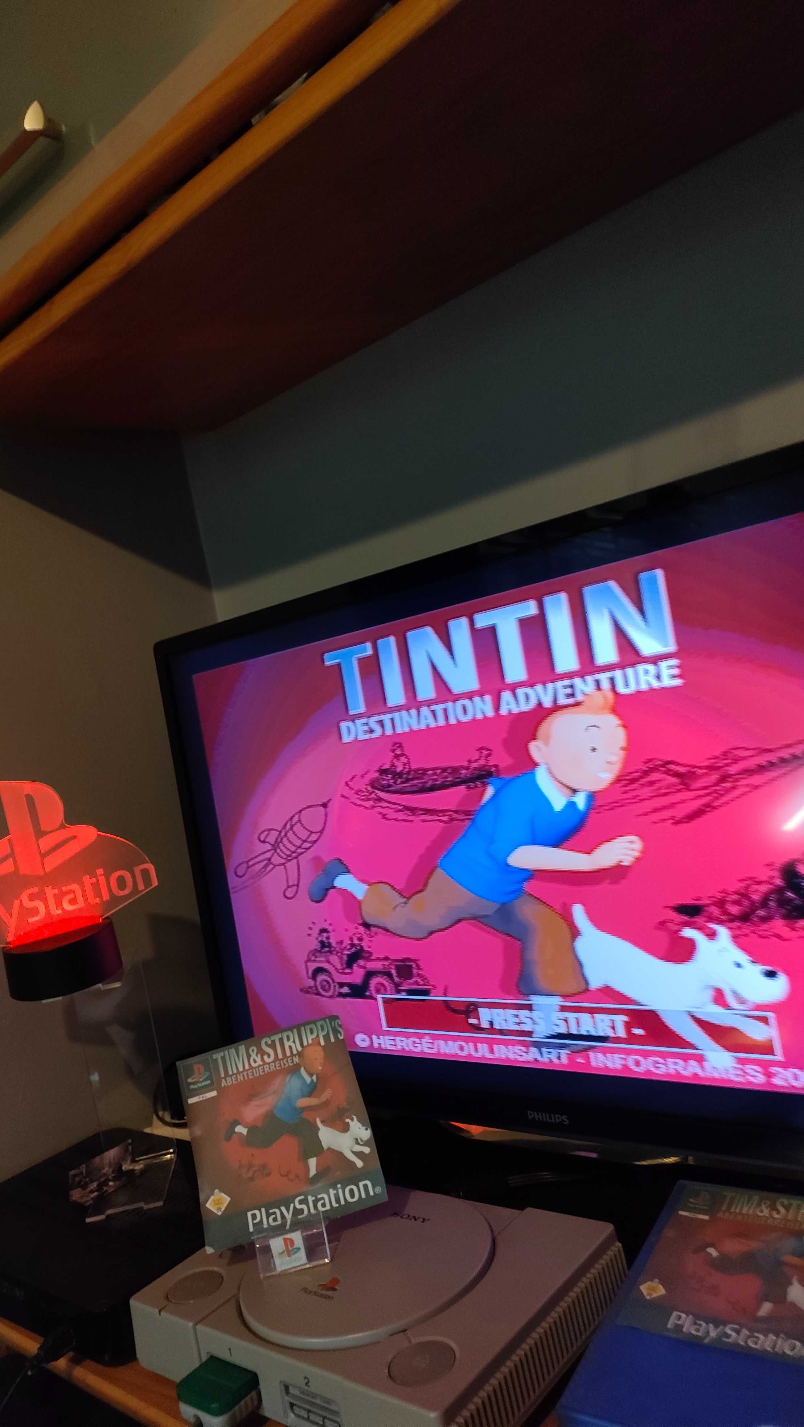 Tintin - Destination Adventure PlayStation1 ps1 psx Gry ps1