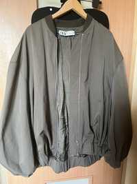 Bomberka oliwkowa Zara oversize