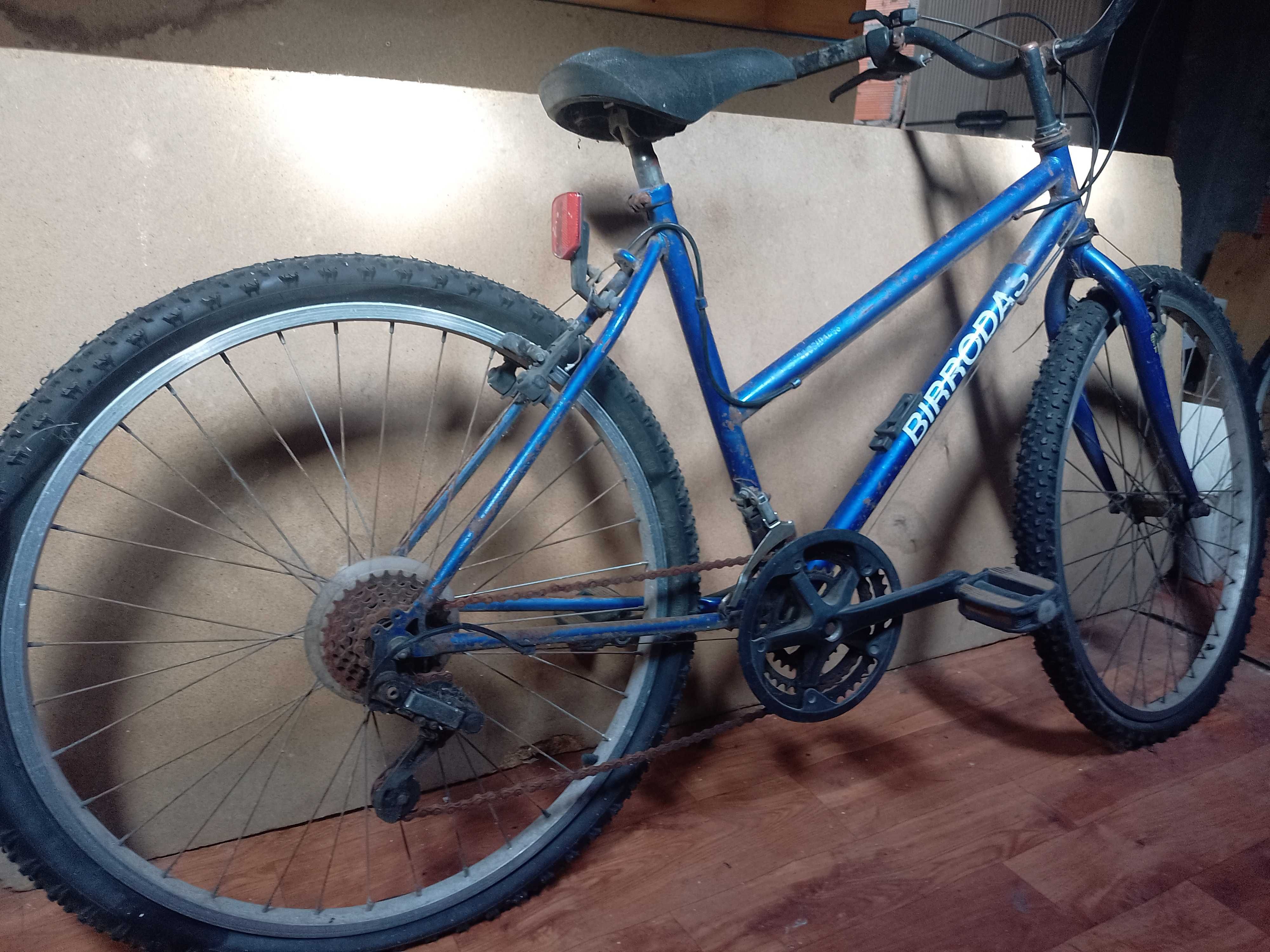 Bicicleta com quadro em ferro