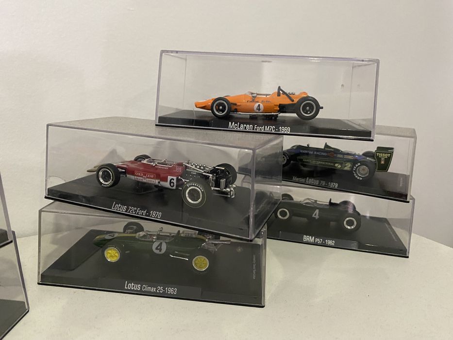 Coleção de 40 carrinhos F1 Escala 1:43 (Ler descrição)