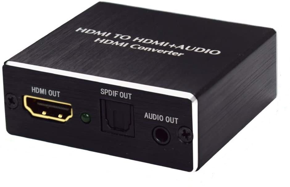 HDMI in - HDMI out + SPDIF TOSLINK / jack 3,5mm audio EXTRACTOR