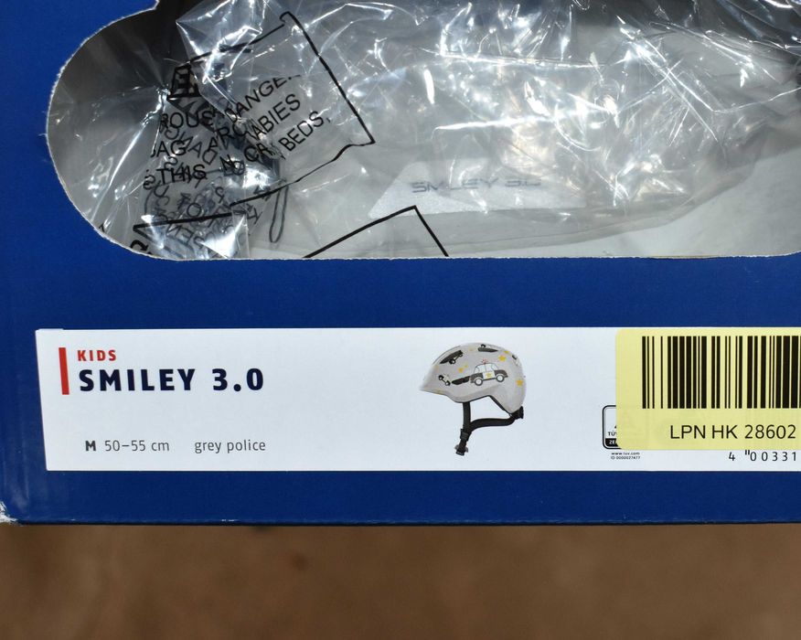 ABUS Smiley 3.0 Kids kask dla chłopca 50-55cm