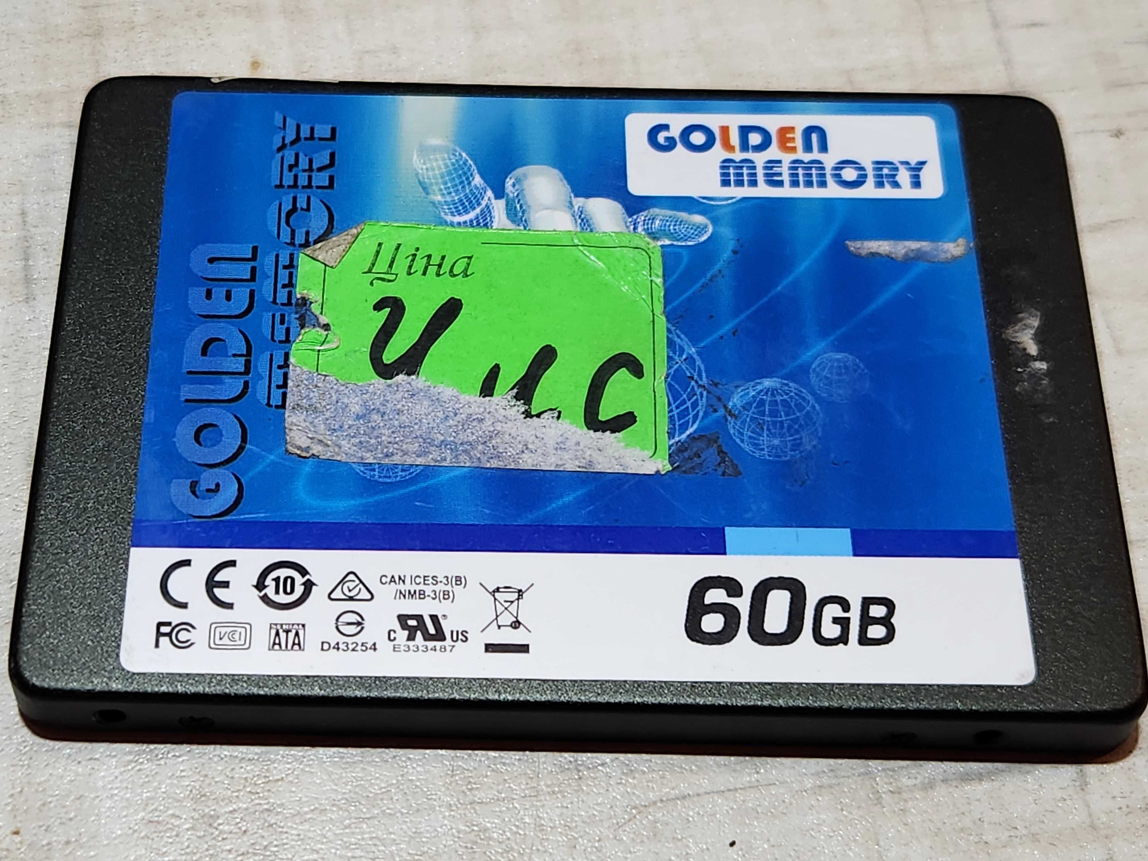 вінчестер SSD диск Golden Memory 60GB 2.5" SATAIII TLC