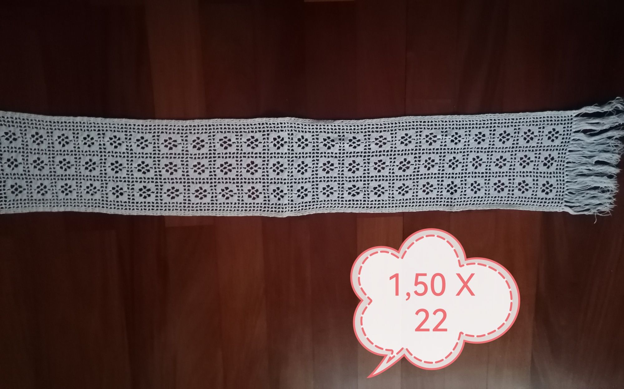Peças em linho com ponto aberto – Novas para venda