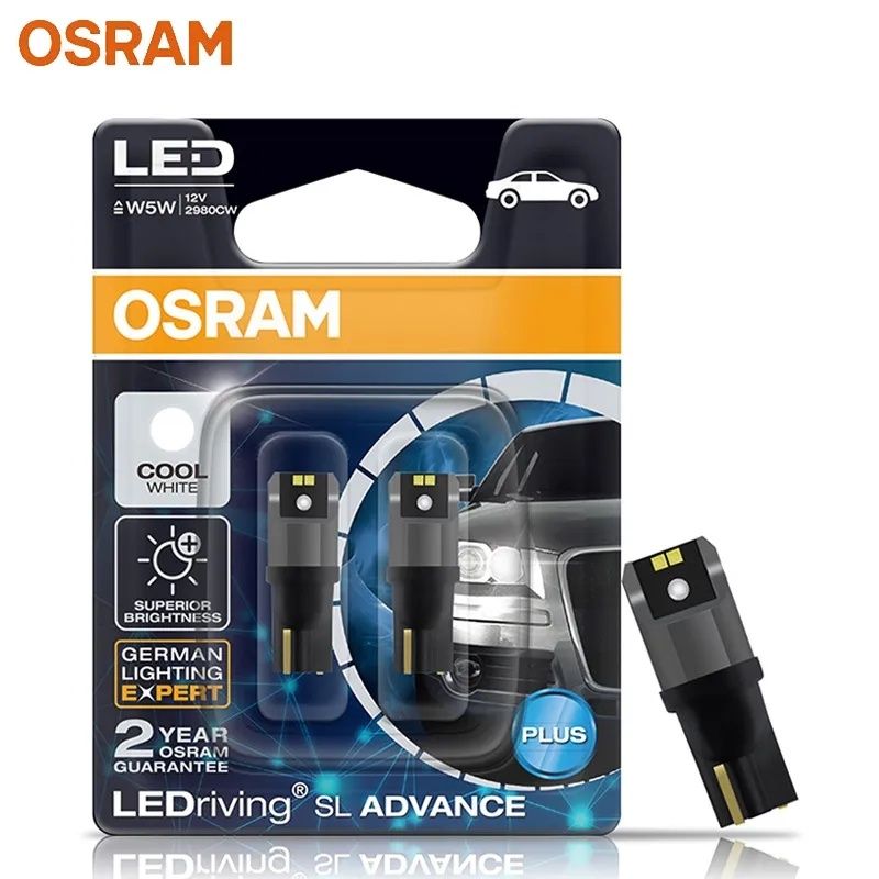 Світлодіодна автолампа Osram W5W T10 LEDriving SL ADVANCE 2980CW