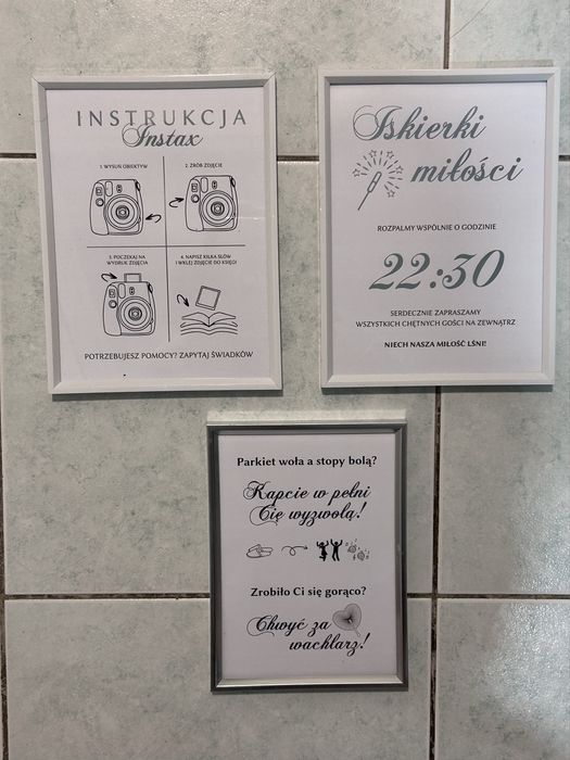 Ramki instax iskierki kapcie wachlarz instrukcja