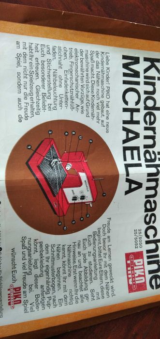 Sprzedam PIKO maszynę do szycia dla dzieci dawne NRD rok 1979