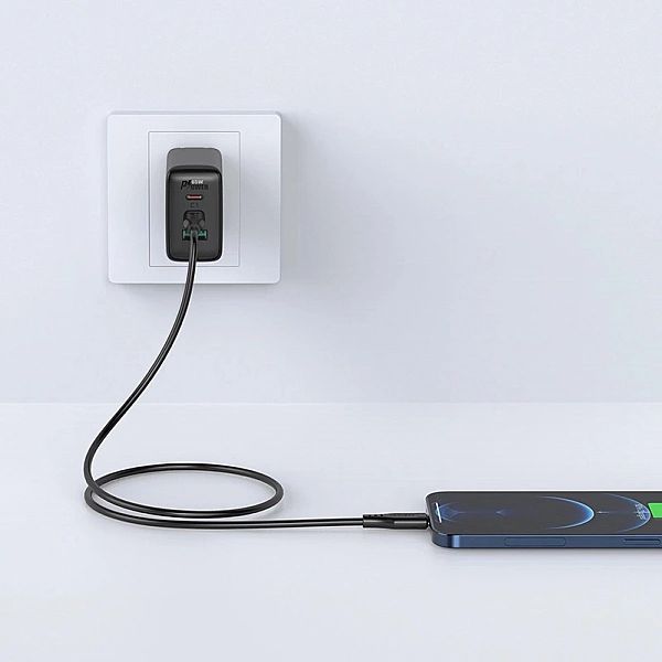 Kabel Acefast C3-01 Lightning - USB-C PD 30W 3A 480Mb/s 1,2m - biały