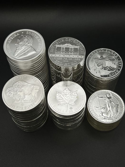 Монети срібні інвестиційні 999. На опт від 10-20-100шт...