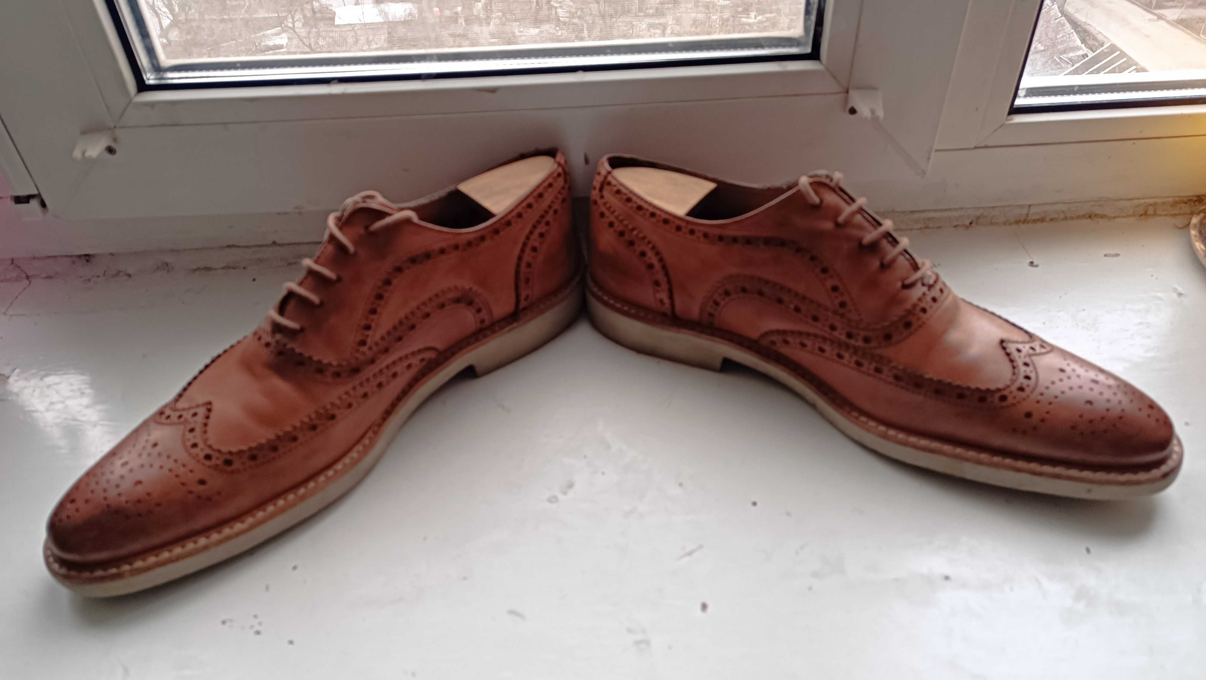 Брендові туфлі Navyboot Switzerland.Brogues.Оригінал. 43.28.5 см