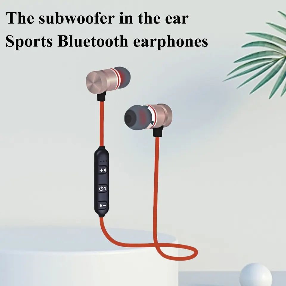 Słuchawki Bluetooth, na szyję, magnetyczne