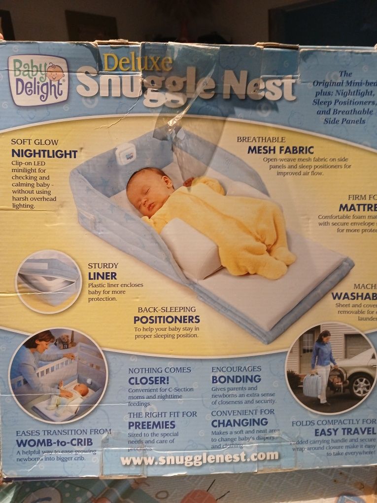 Snuggle nest łóżeczko przewijak przenośny, turystyczny