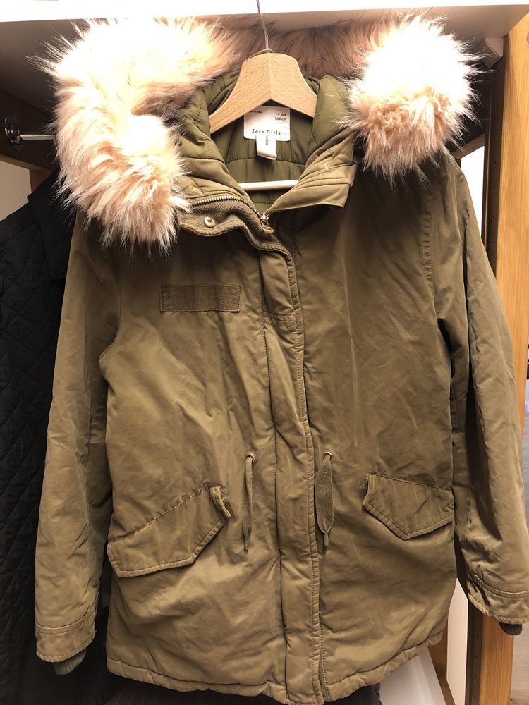 Parka kurtka zara 164