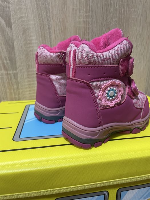 Теплі чобітки, черевики зимові, на зиму, 23 розмір