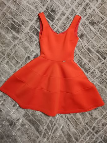 Sukienka EMO czerwona 36 S Xs