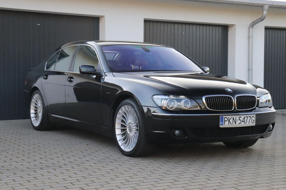 BMW Seria 7 BMW E65 750i LOGIC7 komforty, rolety, EDC, PDC, Dynamic Drive, skrętne
