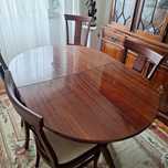 Mesa extensível madeira estilo inglês