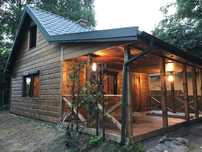 Domek nad jeziorem Łąkie sauna jacuzzi prywatny pomost