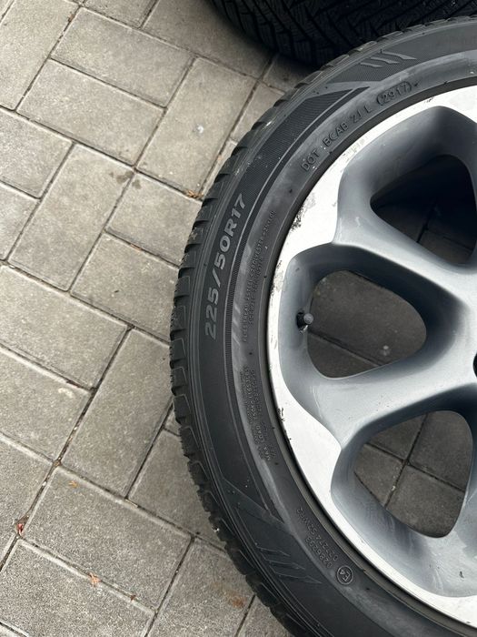 Alufelgi z oponami zimowymi 17 5x108  cali  volvo s60 2 gen