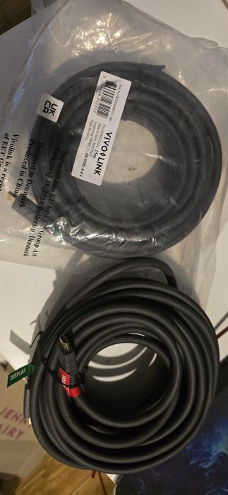 Kabel HDMI 15m VivoLink Pro 4K/60Hz – 2 sztuki (HDMI 2.0, 18Gbps)