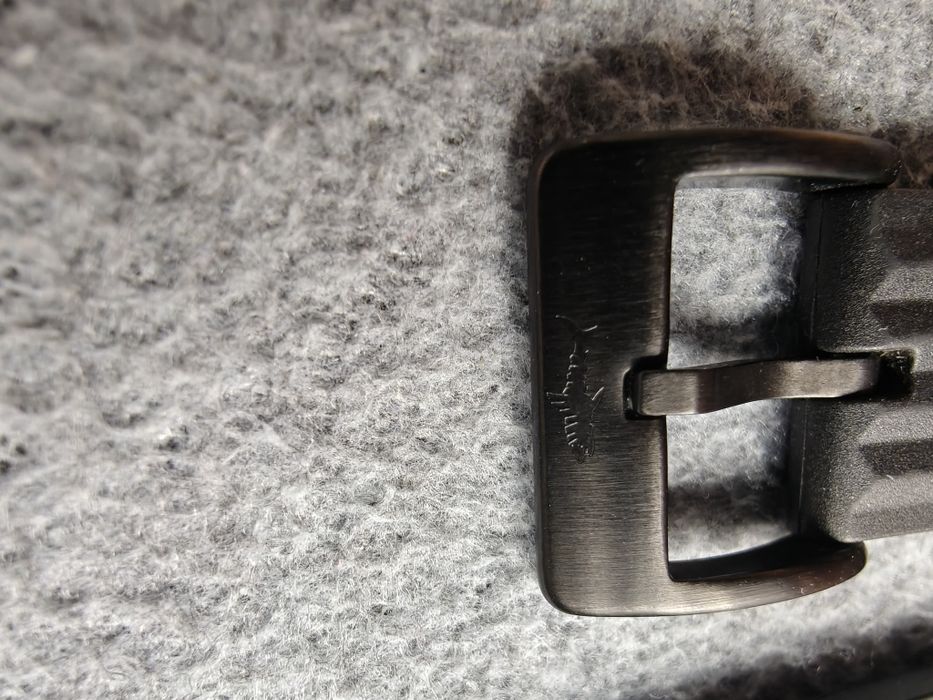 Pasek do zegarka  hemdallar silikonowy 20mm czarny